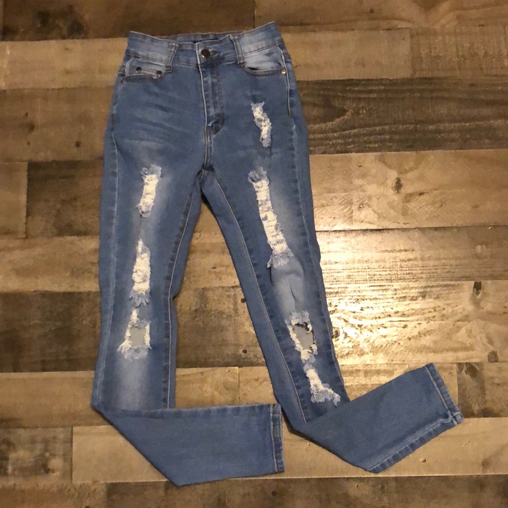 Fashion Nova Distressed/Ripped Jeans